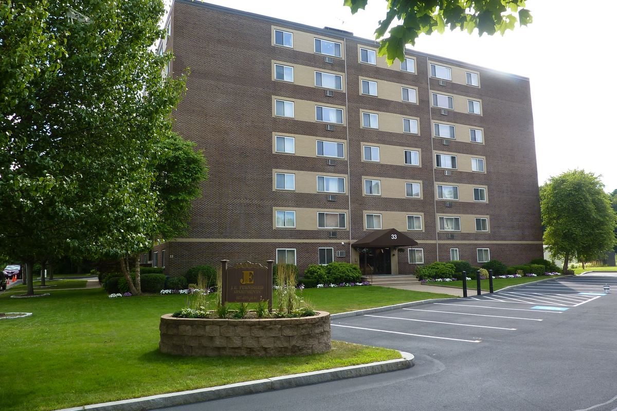 The J.E. apartment building at 33 Furnace Avenue, Quincy